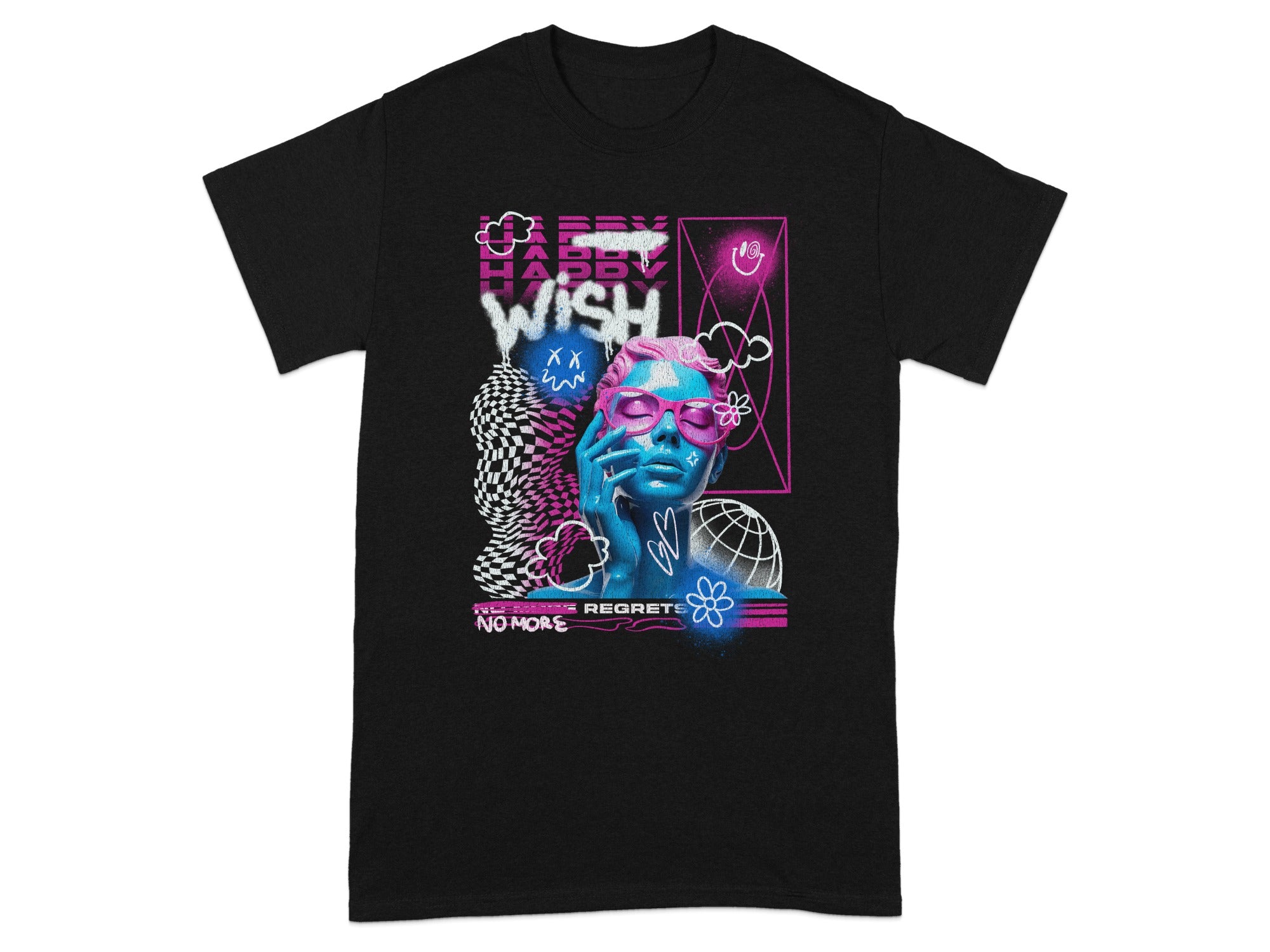 Colorful Graphic Design T-Shirt with Unique Artwork