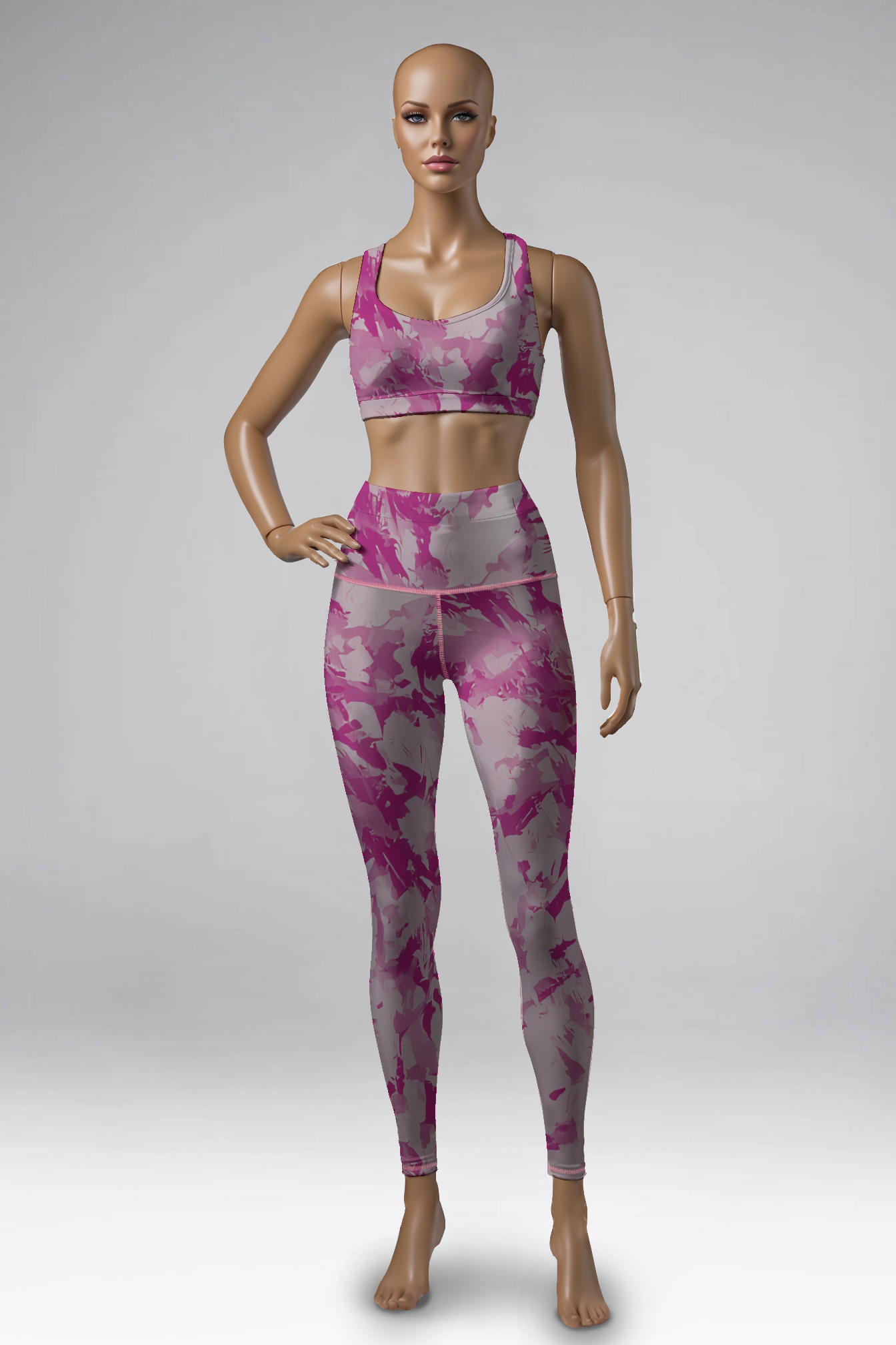 Blush Petal Swirl Legging