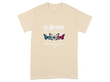 Glowing Butterflies Graphic T-Shirt Design