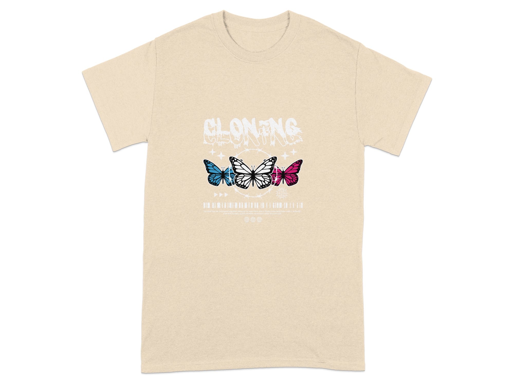 Glowing Butterflies Graphic T-Shirt Design