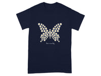 Butterfly Daisy Design with Nice Message Shirt