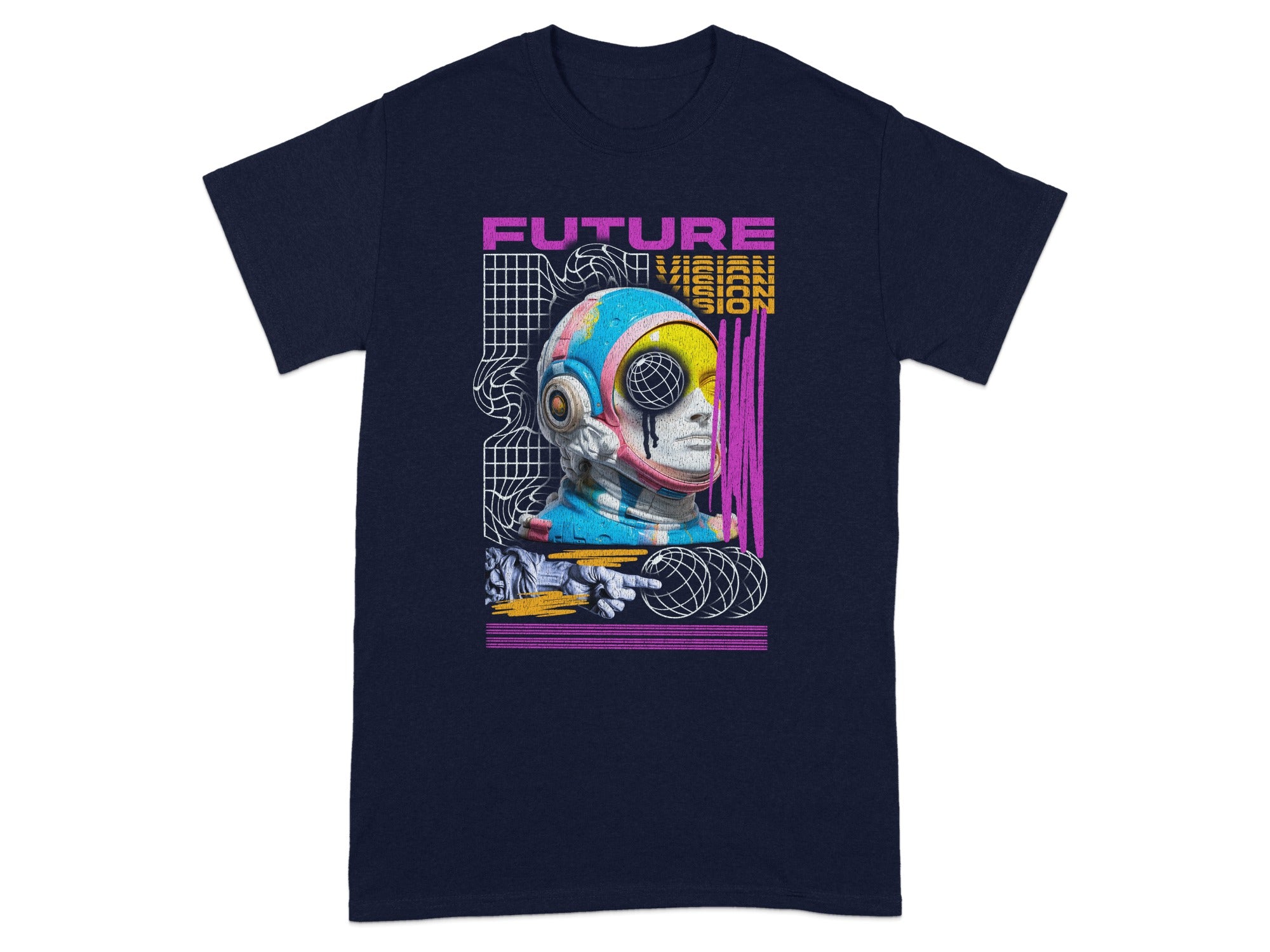 Future Vision Astronaut Graphic Tee Shirt