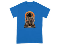 Astronaut DJ Spinning Vinyl Art Graphic T-shirt