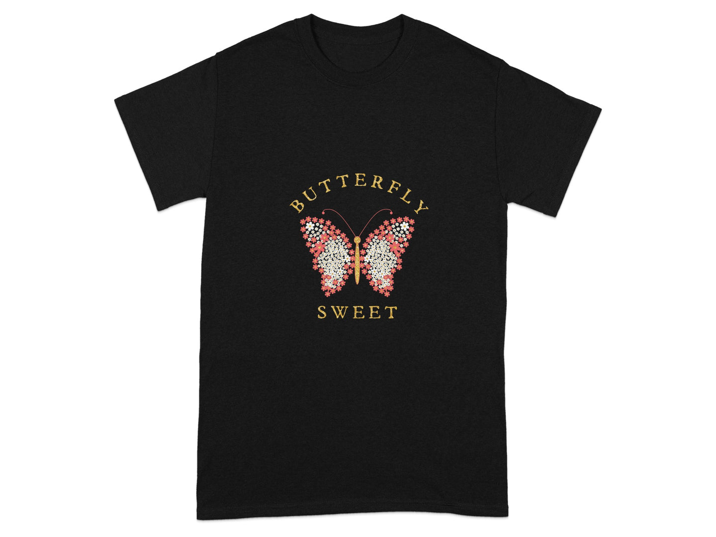 Butterfly Sweet Graphic Tee Shirt