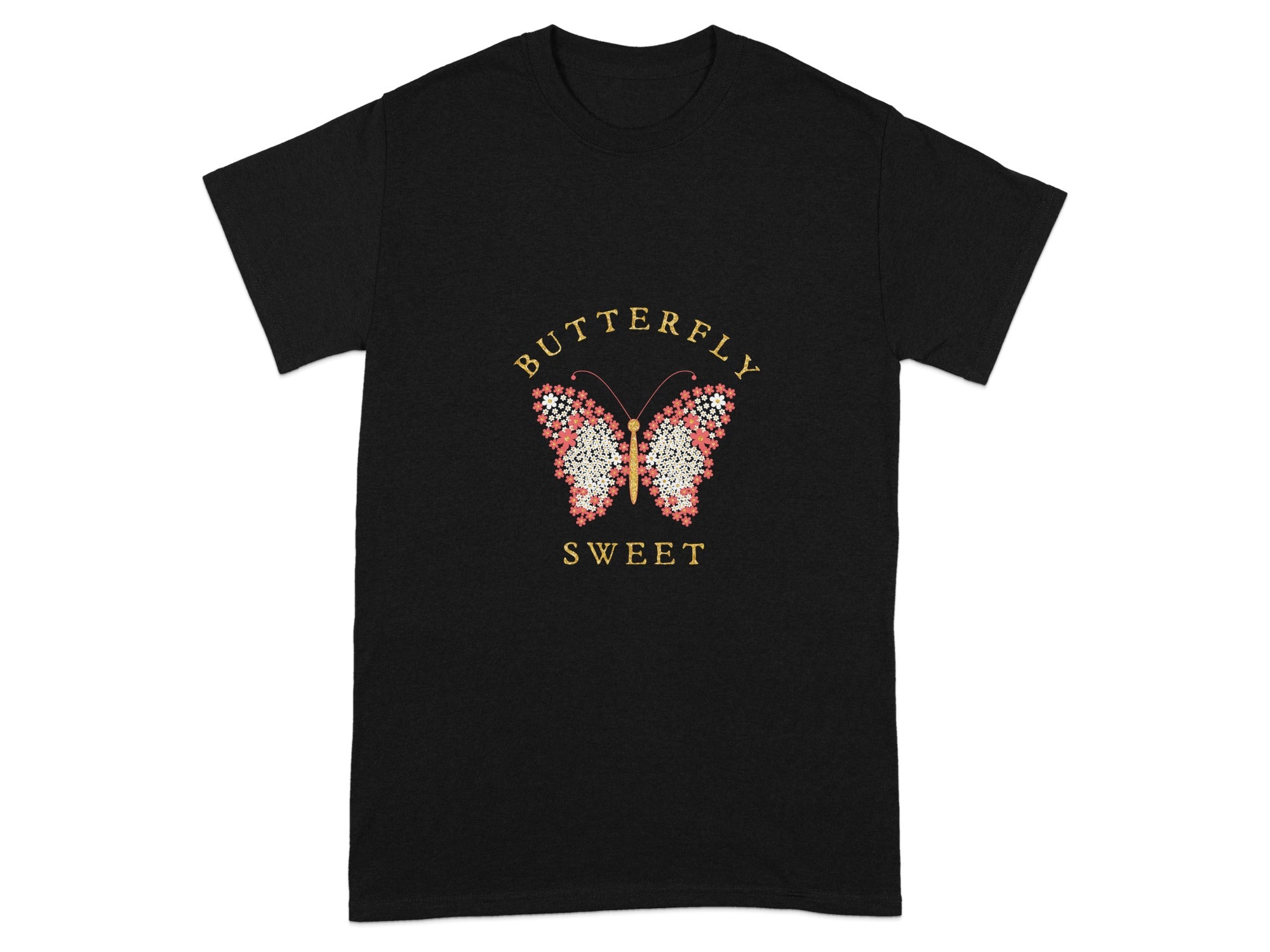 Butterfly Sweet Graphic Tee Shirt
