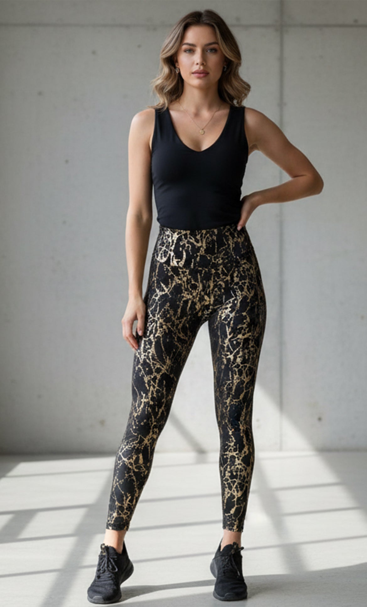 Golden Veins Spry Legging