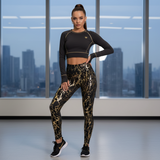 Golden Veins June Legging