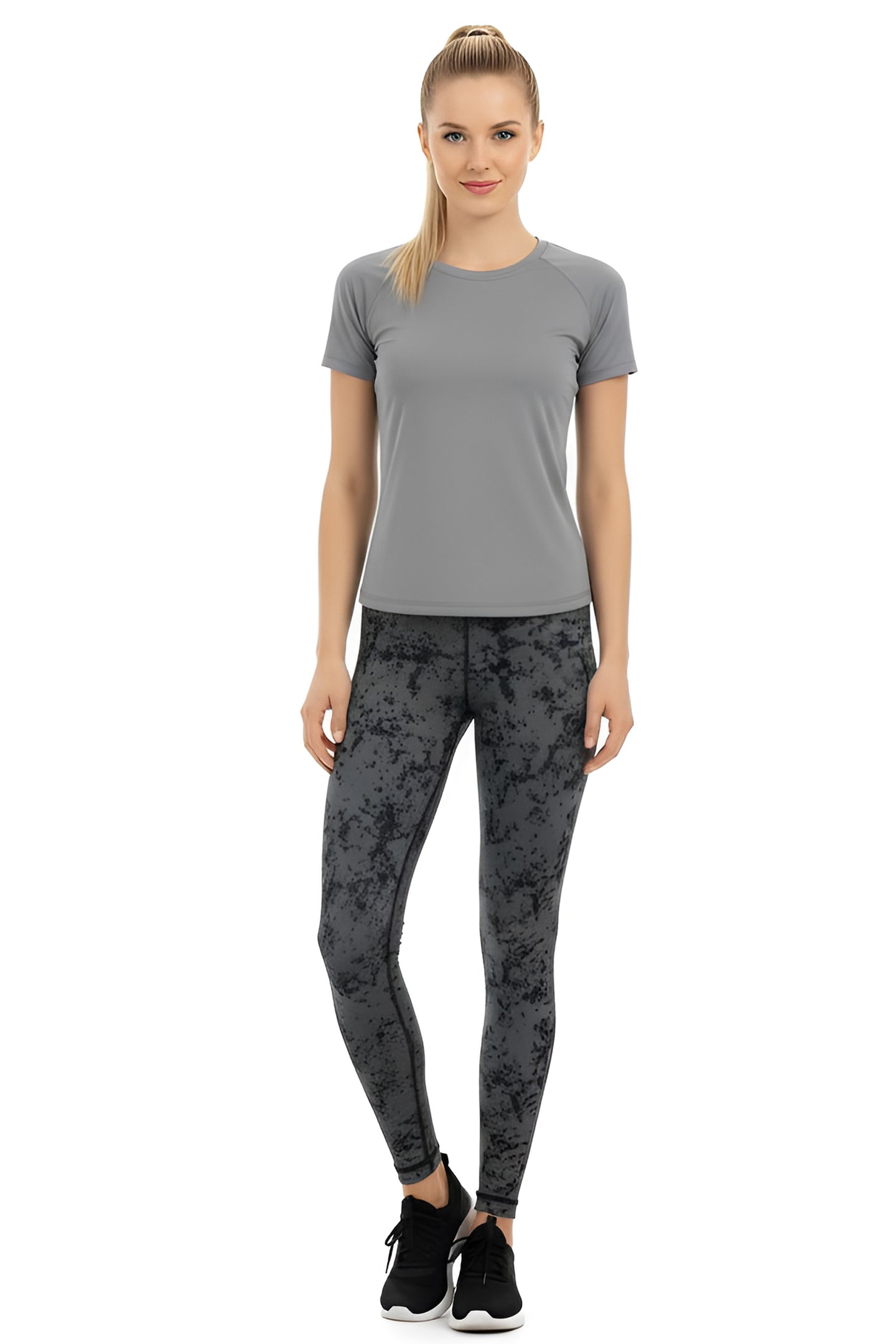 Astur Black Splatter Legging