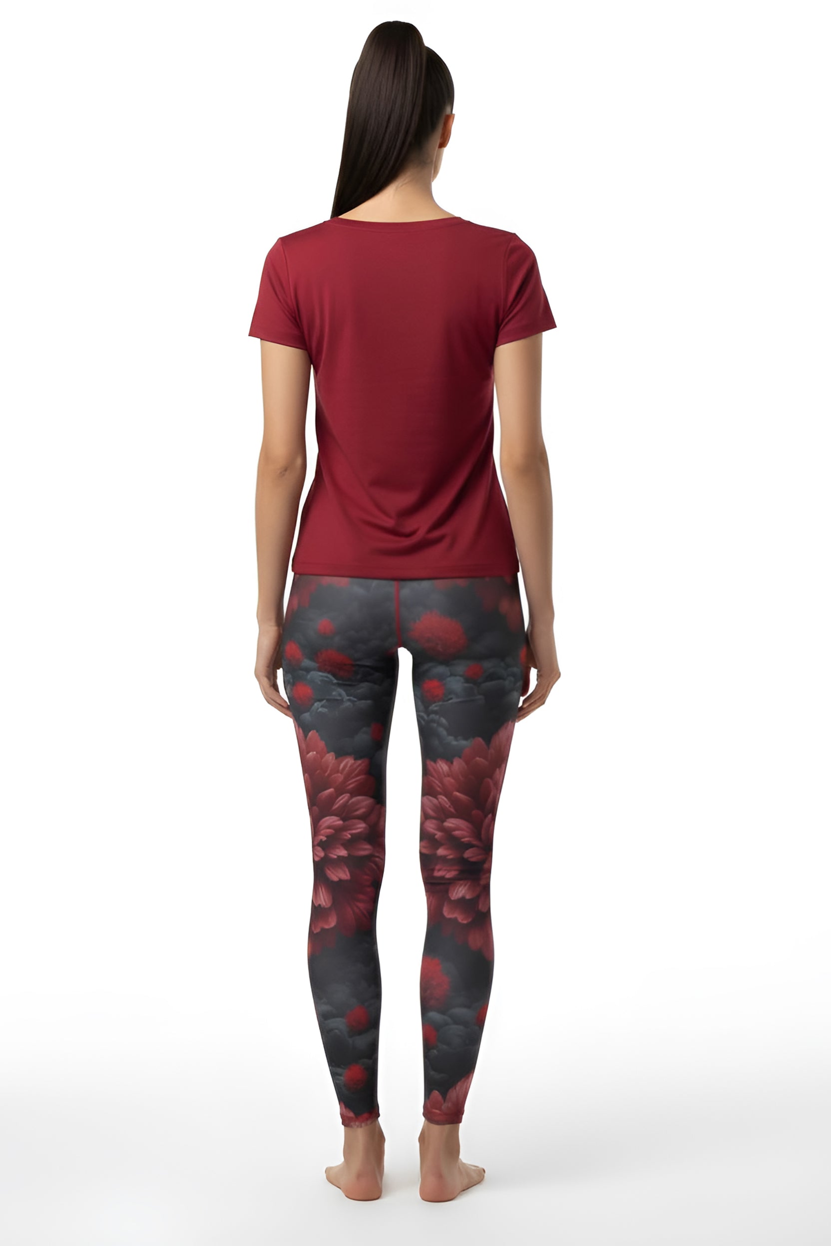 Crimson Blossom Harmony Spry Legging