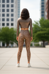 Copper Waves Spry Legging