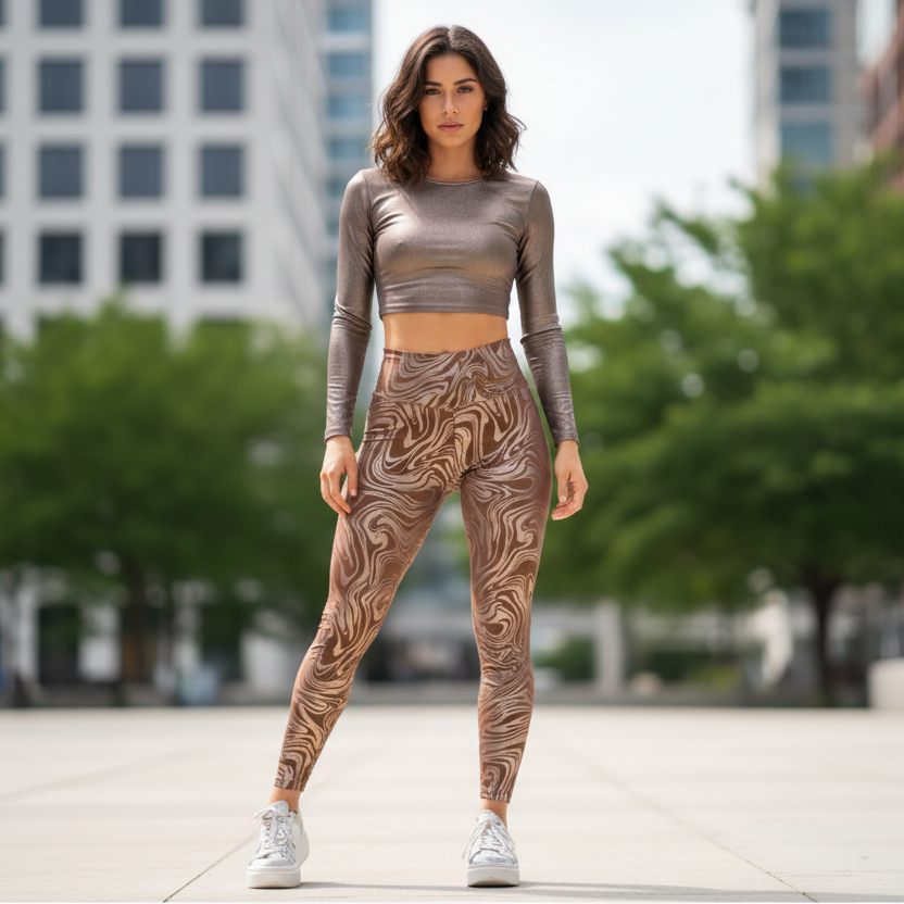 Copper Waves Spry Legging