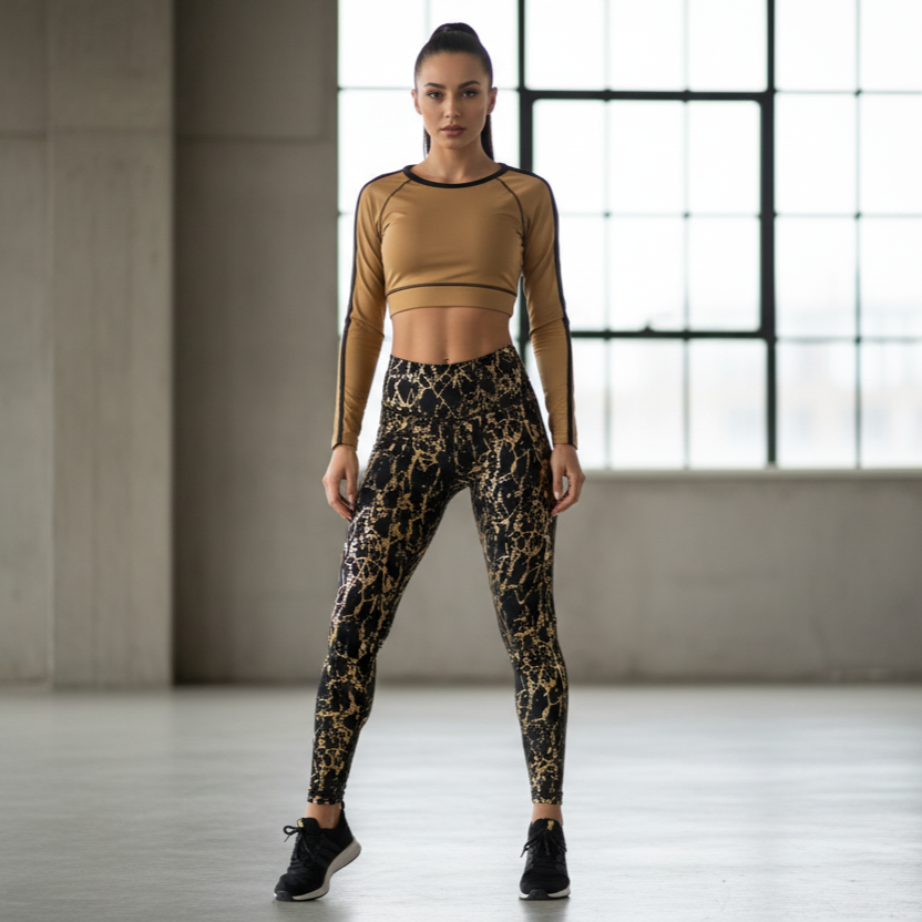 Golden Veins Astur Legging
