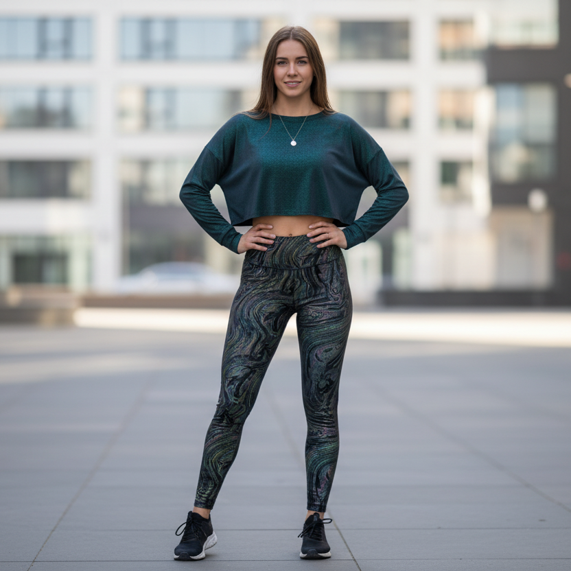 Metallic Rainbow Astur Legging