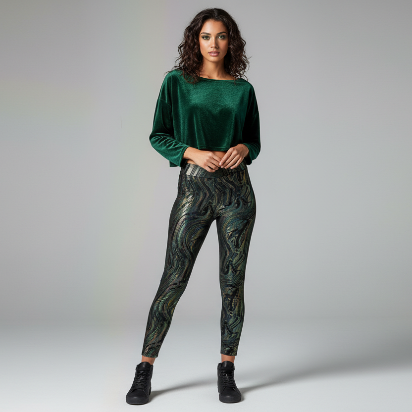 Metallic Rainbow June Legging