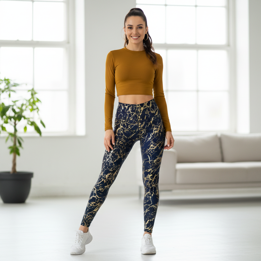 Golden Veins June Legging