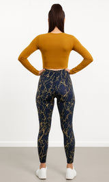 Golden Veins Spry Legging