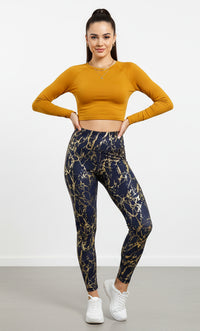 Golden Veins Spry Legging