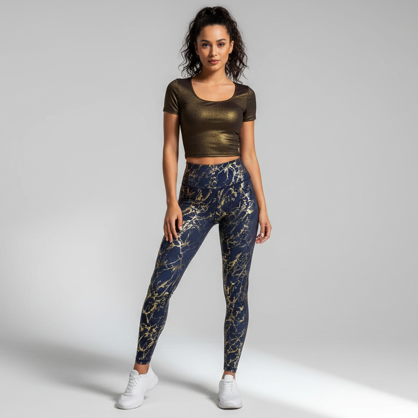 Golden Veins Astur Legging