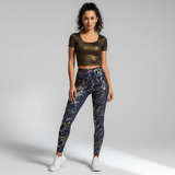 Golden Veins Astur Legging