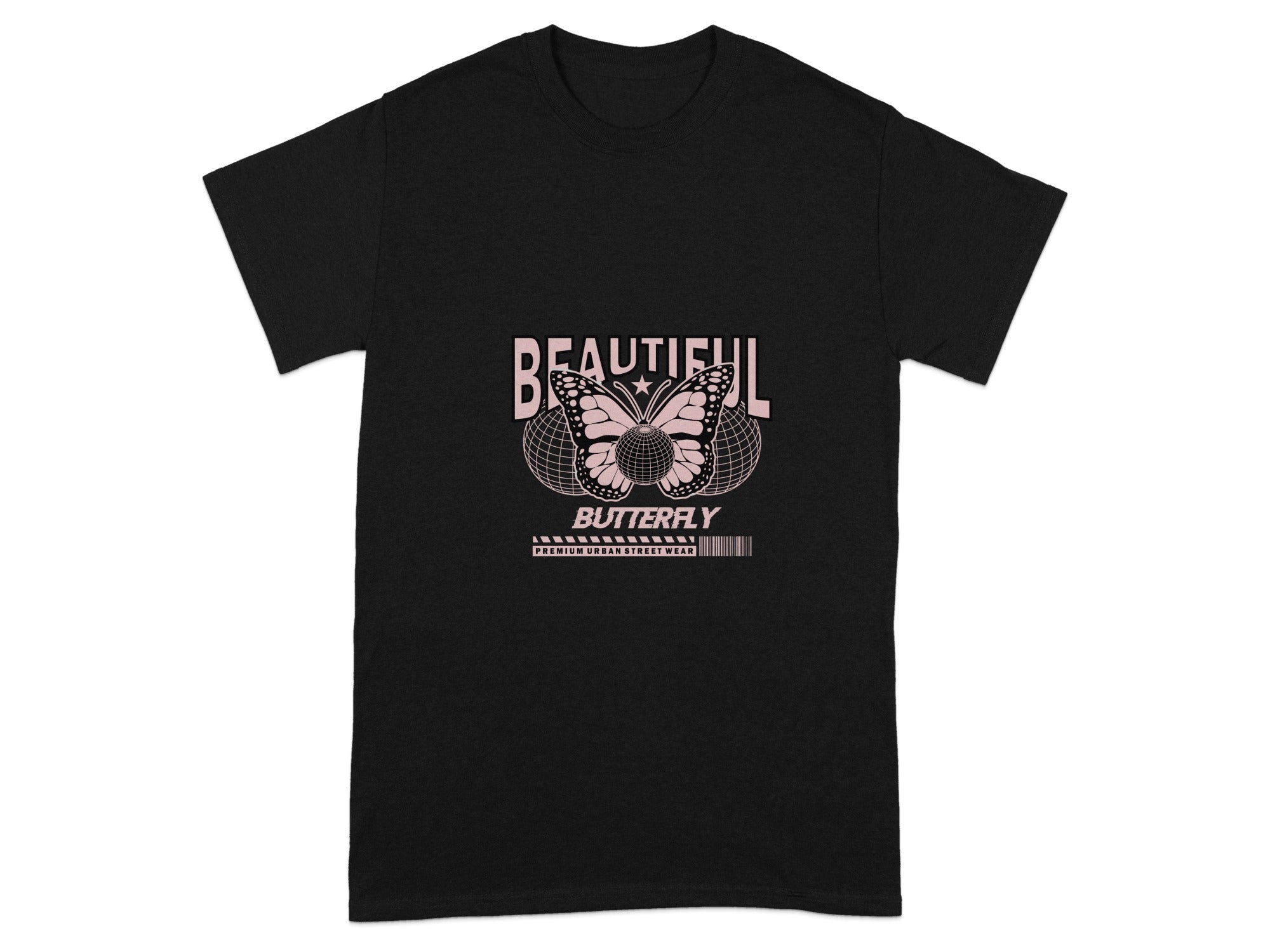 Beautiful Butterfly Graphic Tee for Casual Wear