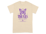 Time Flies Memento Mori Skull Butterfly Shirt