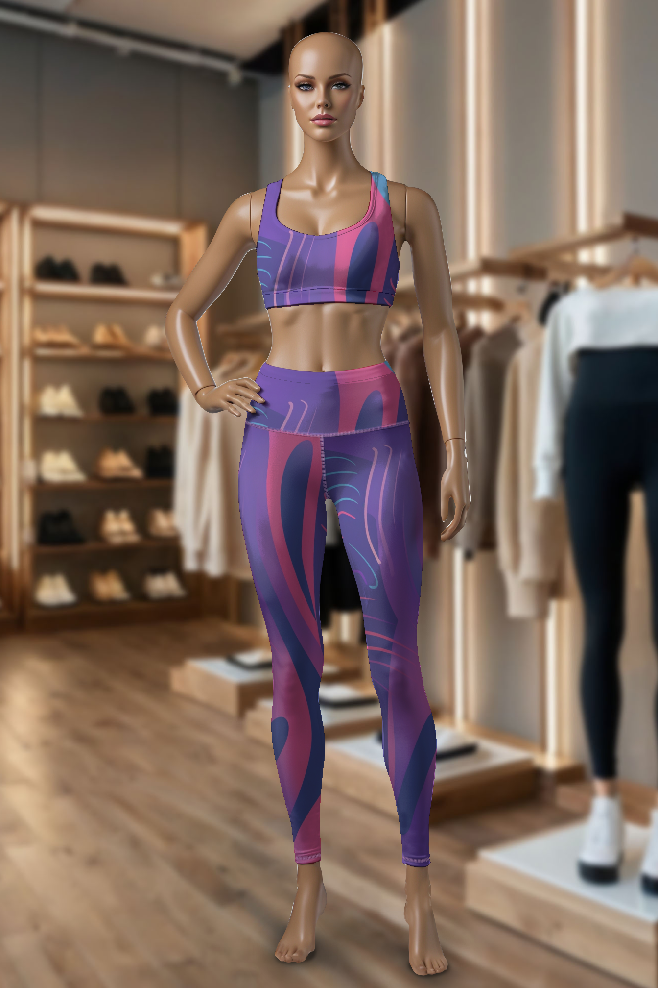Vibrant Flow Dynamics Legging