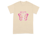 Inspirational Butterfly Believe Graphic T-shirt