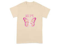 Inspirational Butterfly Believe Graphic T-shirt