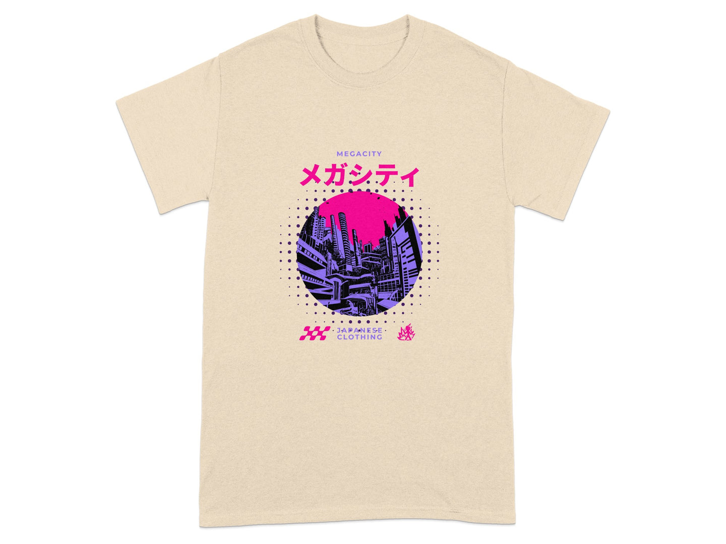 Megacity Japanese Clothing Graphic Tee Shirt