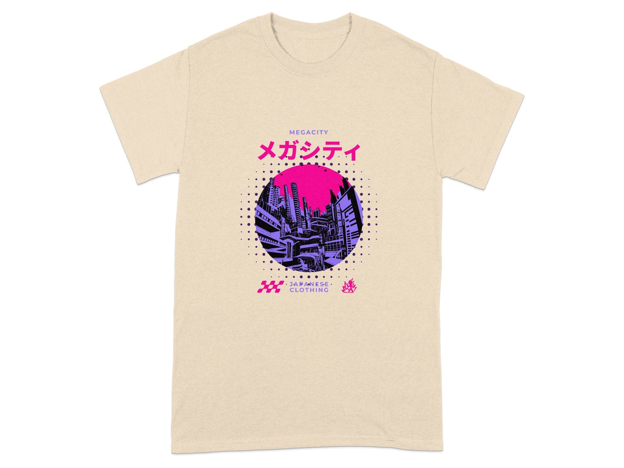 Megacity Japanese Clothing Graphic Tee Shirt