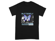 Butterfly Street Wear Graphic T-Shirt for Casual Outfits