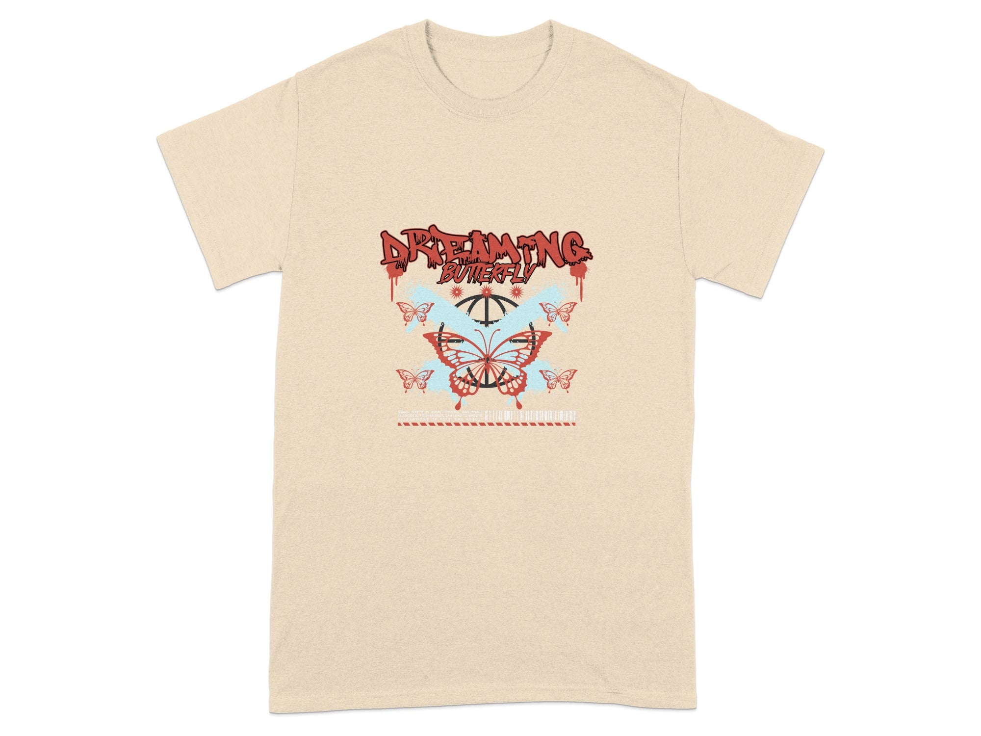 Dreaming Butterfly Graphic Print T-Shirt