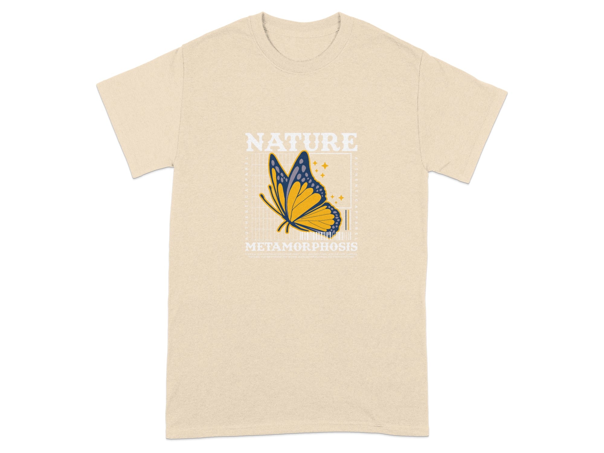 Nature Metamorphosis Butterfly Graphic T-Shirt