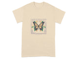 Butterfly Effect Graphic Tee with Floral Design