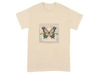 Butterfly Effect Graphic Tee with Floral Design