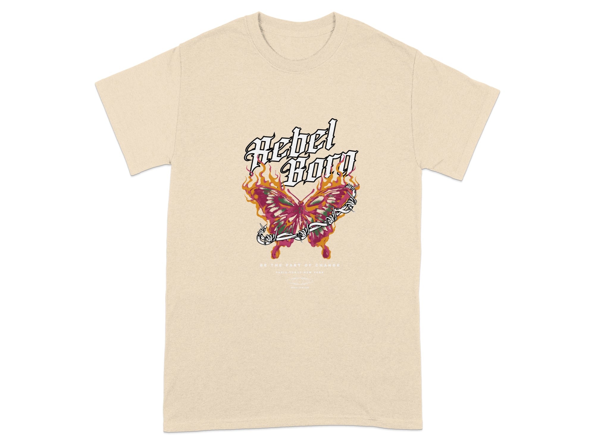 Rebel Born Butterfly Graphic T-Shirt Product