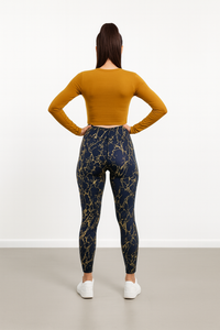 Golden Veins Spry Legging