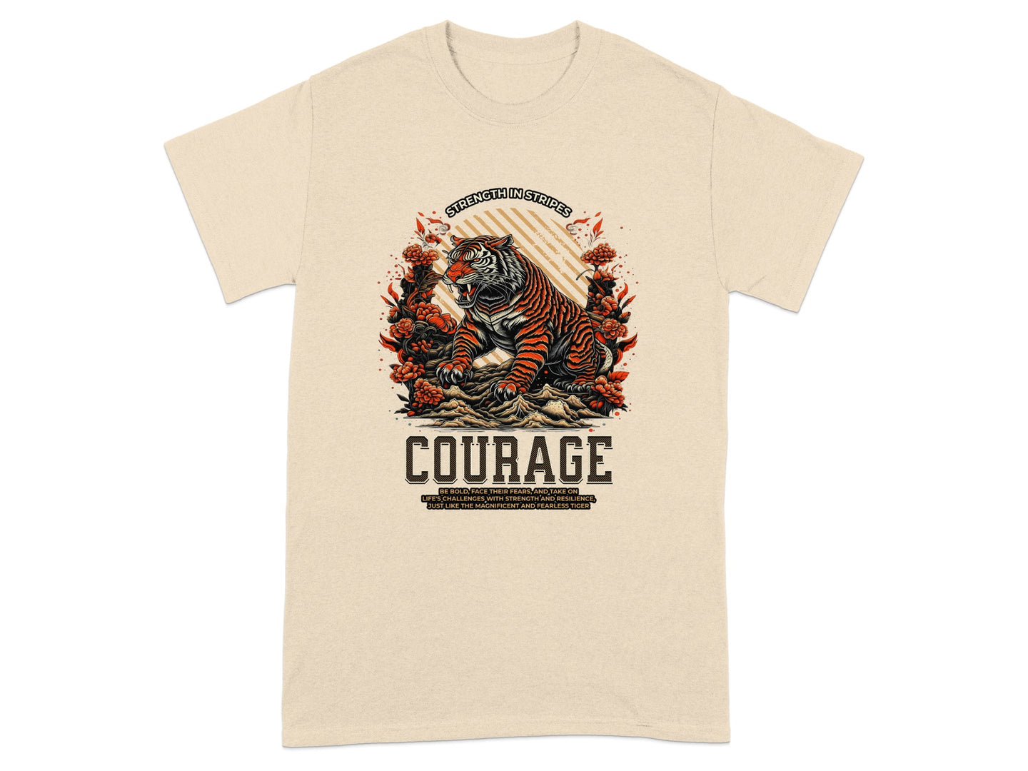 Strength In Stripes Courage Graphic Tee
