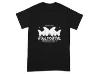 Stay Positive Butterfly Themed Graphic T-shirt