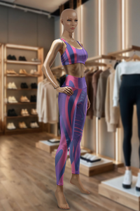 Vibrant Flow Dynamics Legging