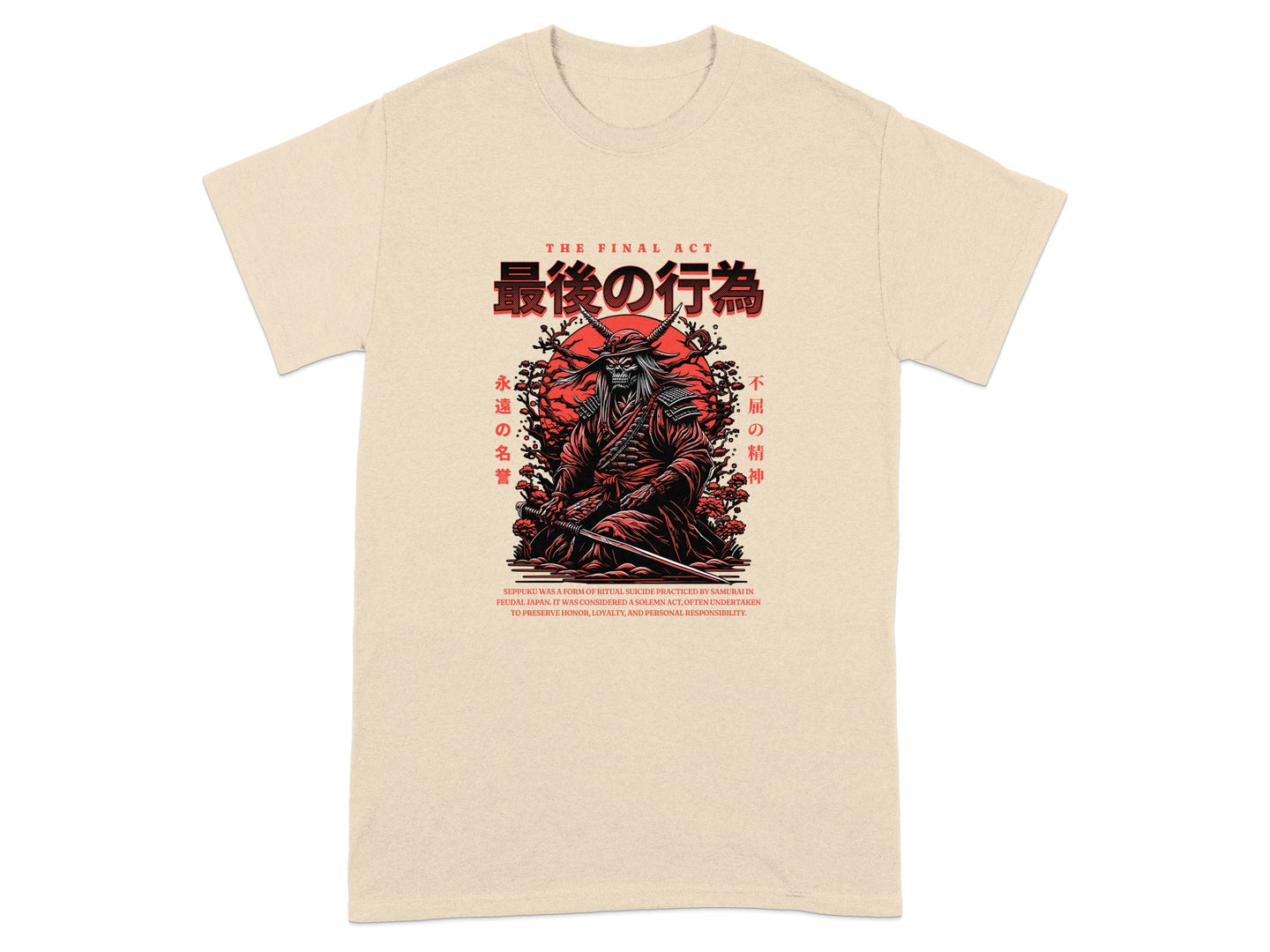 The Final Act Samurai Graphic Art T-Shirt