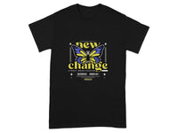 New Change Butterfly Graphic Street Wear Fashion Tee