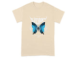 Blue Butterfly Graphic Dope T-shirt Product