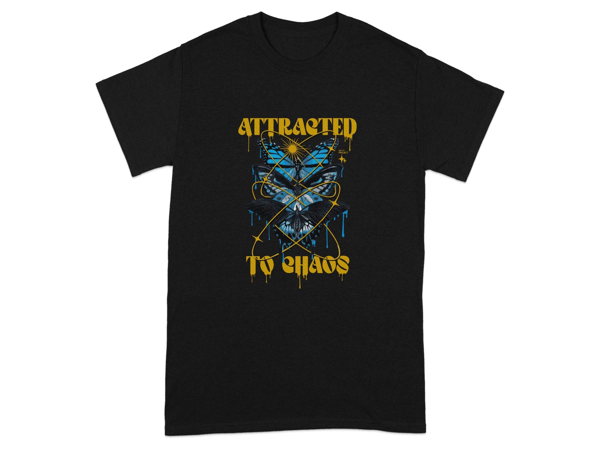 Attracted To Chaos Graphic T-Shirt Design