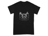 Nightmare Skull and Butterfly Design Graphic T-shirt