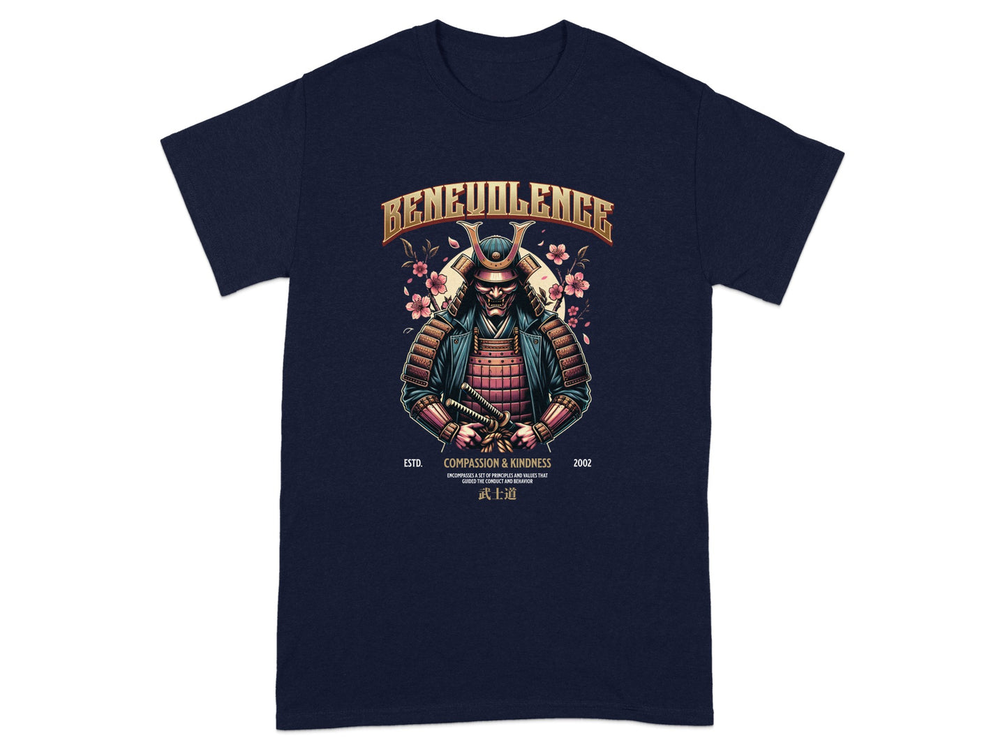 Compassion & Kindness Samurai Graphic T-shirt