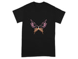 Bold Butterfly Design Graphic T-shirt