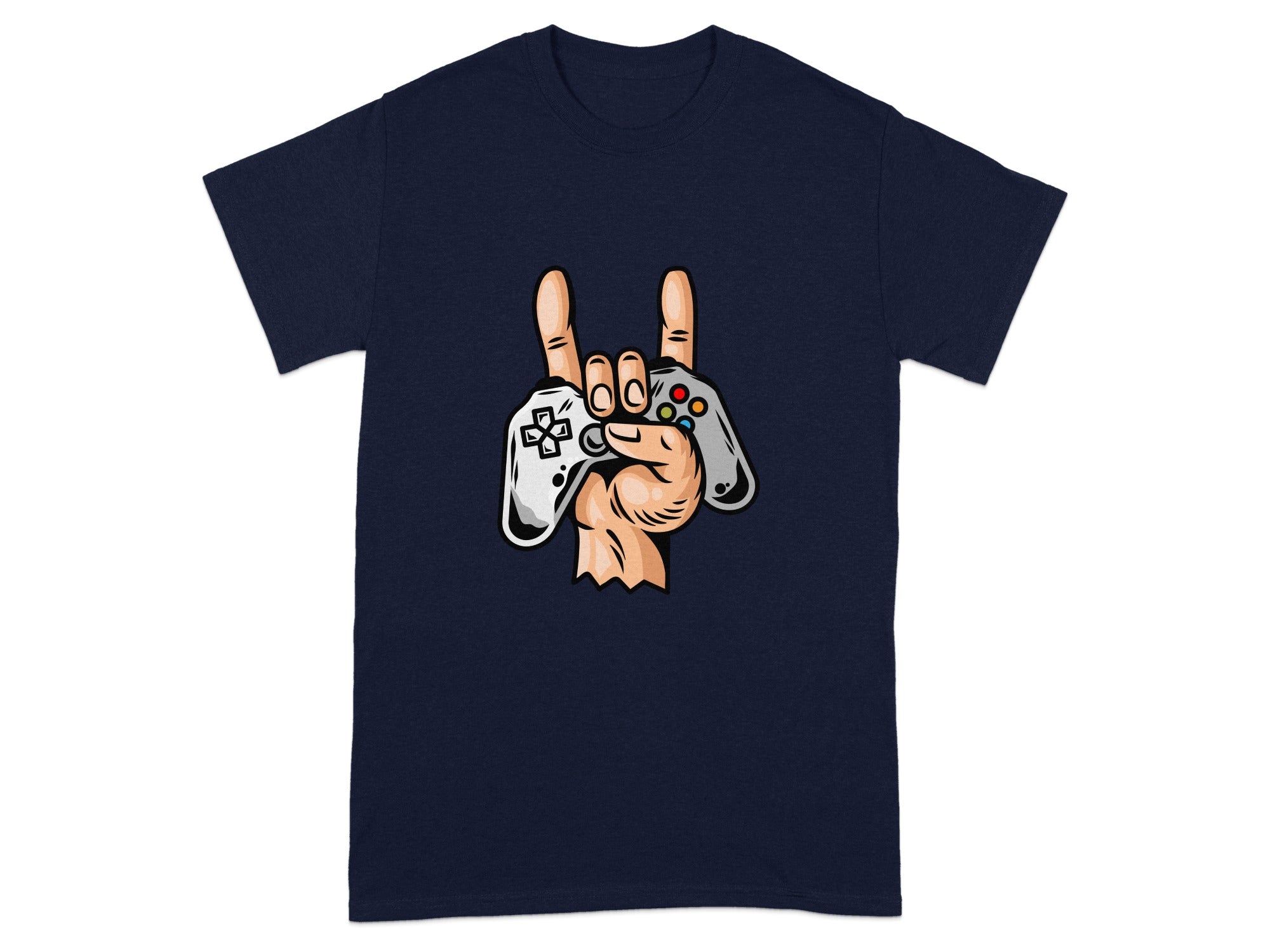 Unique Gaming Hand Gesture Graphic T-shirt
