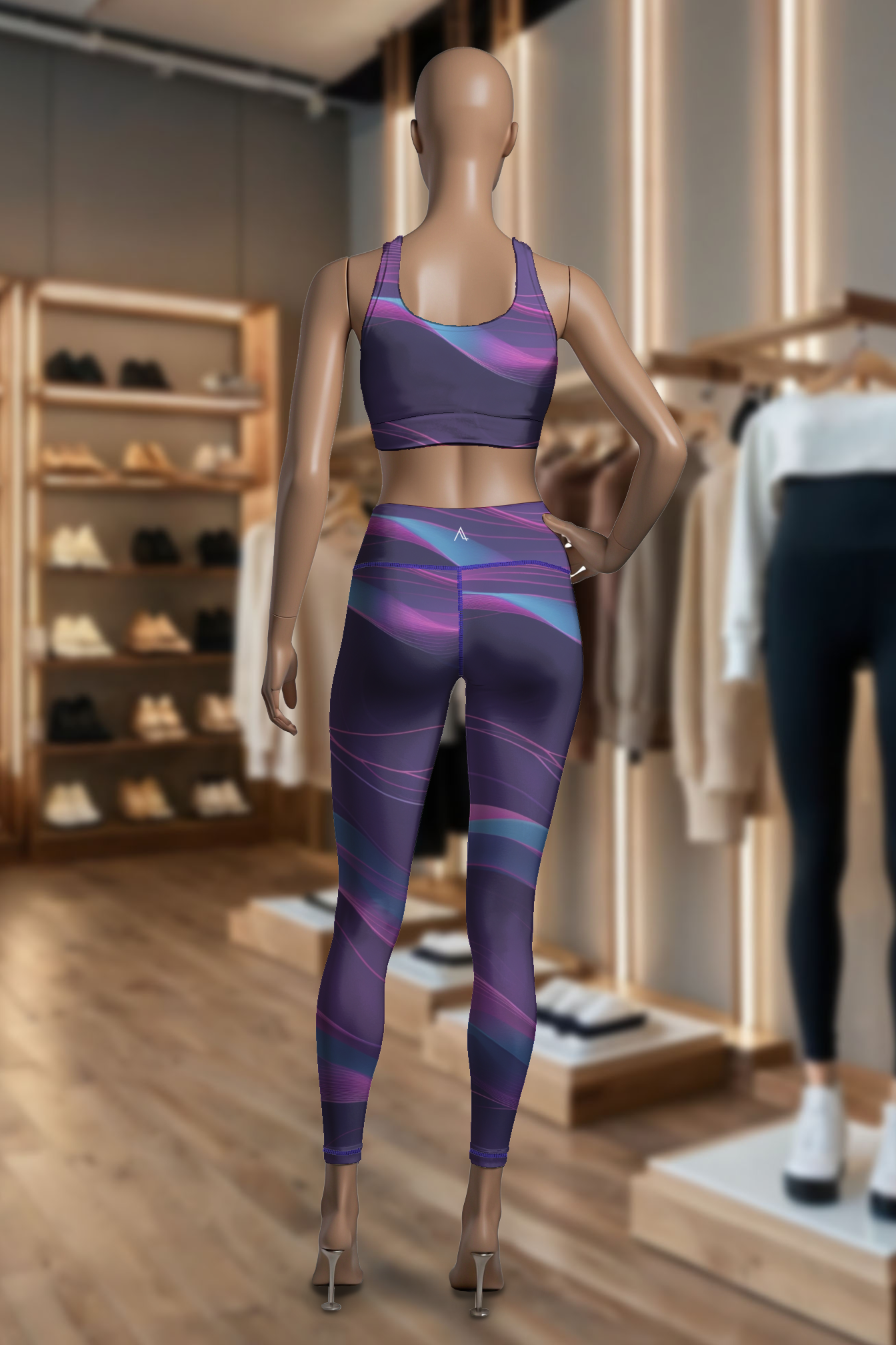 Luminous Waveforms Legging
