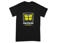 Born to Be Free Graphic Butterfly T-shirt